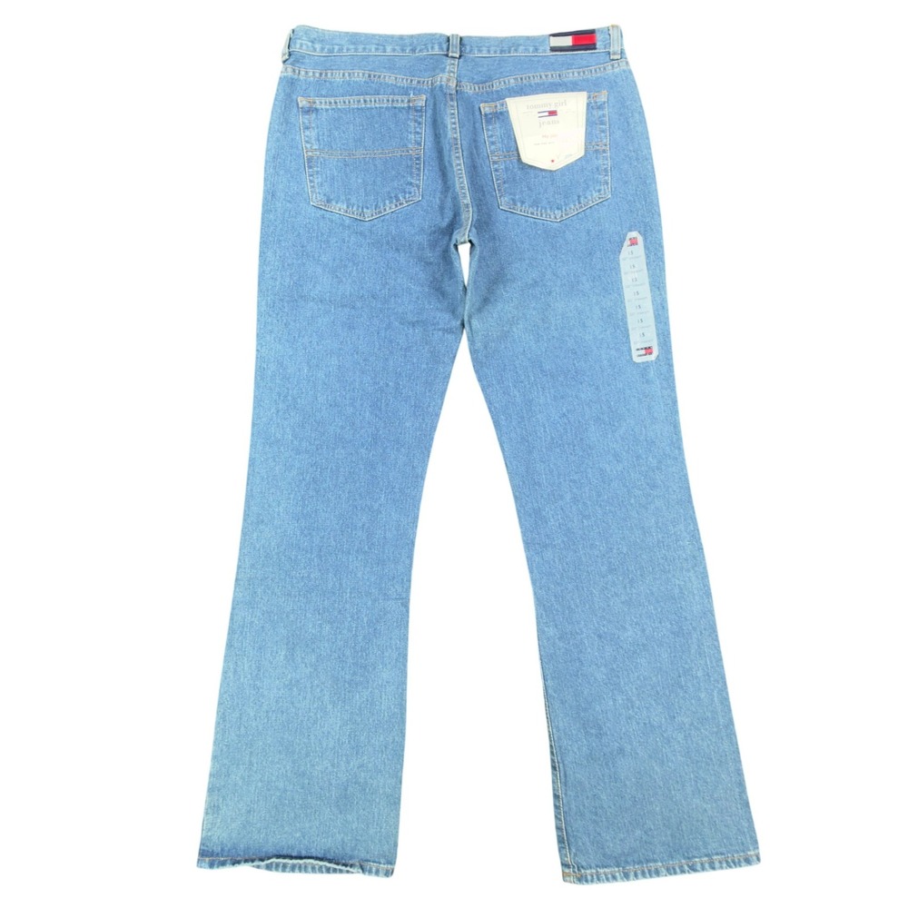 Tommy Girl Y2K Hip Jean Women 15 Blue Cotton NWT Vintage Low Rise Slim Fit Denim
